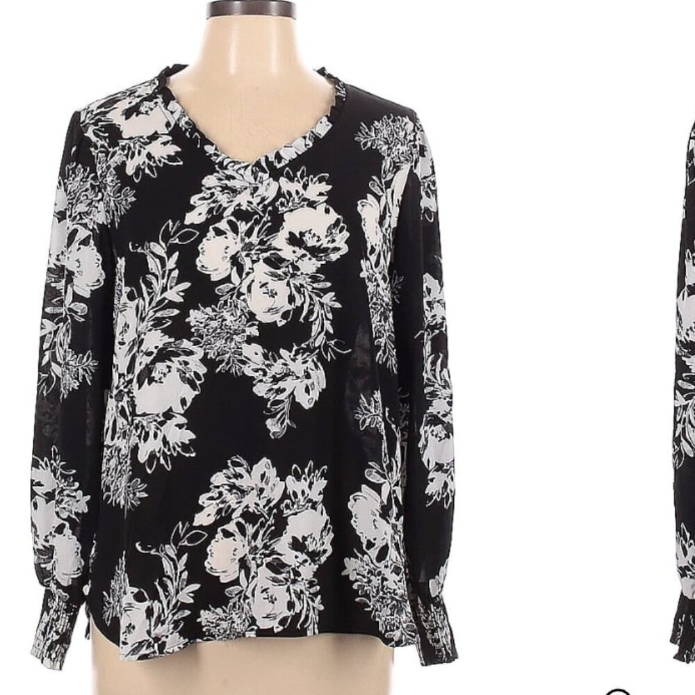 Counterparts Long Sleeve Blouse - Large